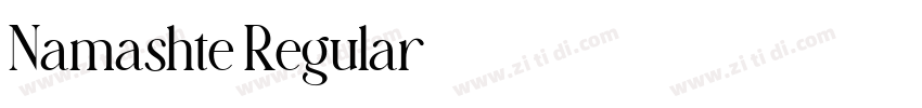Namashte Regular字体转换